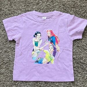 Purple Graphic Tee K-pop Hunters Rumi Mira Zoey 5-6 years old